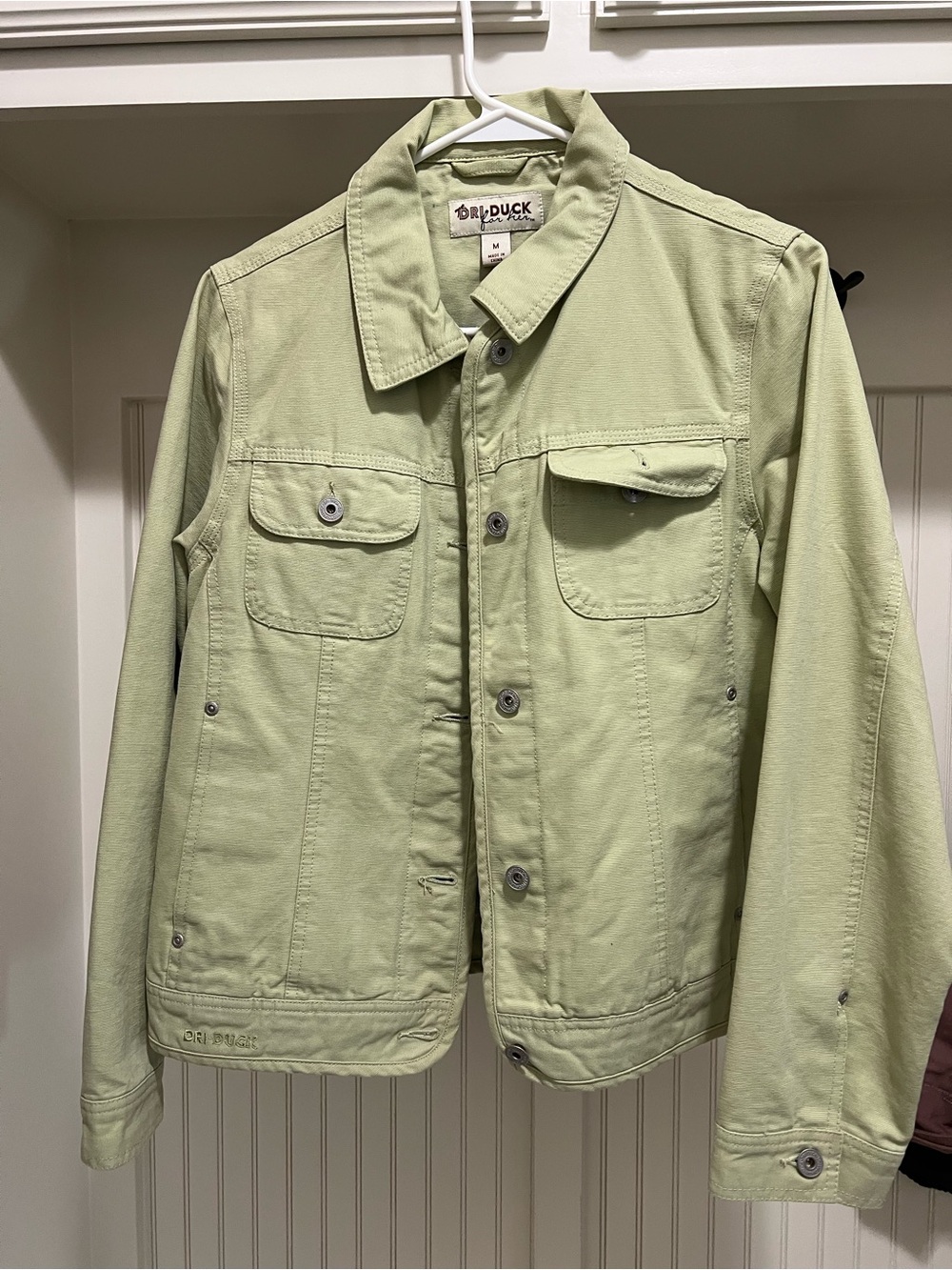 DRI DUCK for HER Tan/ Green Jacket